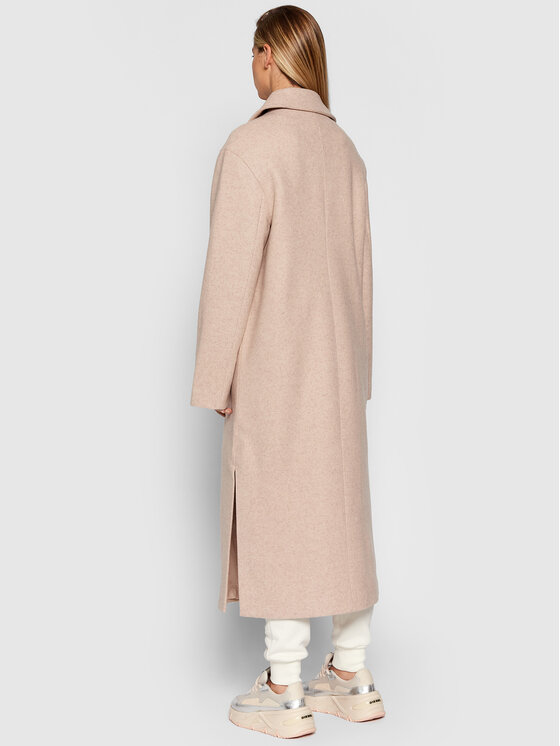 NA-KD NA-KD Zimný kabát 1018-007241-0140-581 Béžová Oversize