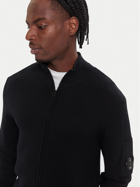 C.P. Company C.P. Company Sweater 19CMKN202A006595A Fekete Regular Fit