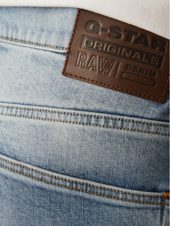 G-Star Raw G-Star Raw Jeansy 3301 51003-C052 Niebieski Tapered Fit