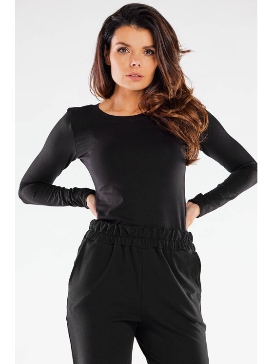 Infinite You Infinite You Blusa M288 Nero Basic Fit