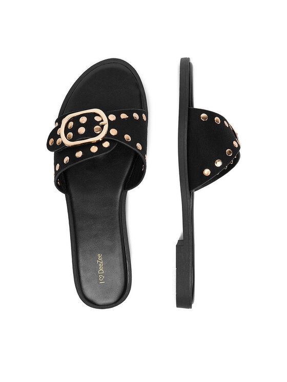 DeeZee DeeZee Papucs CEO-LB-F9963-YLD Fekete