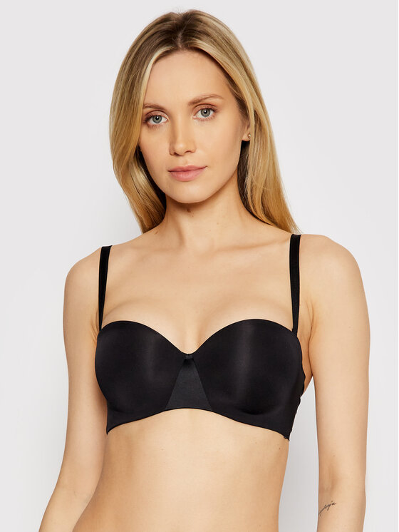Chantelle Chantelle Сутиен тип Бардо Essential C15G50 Черен