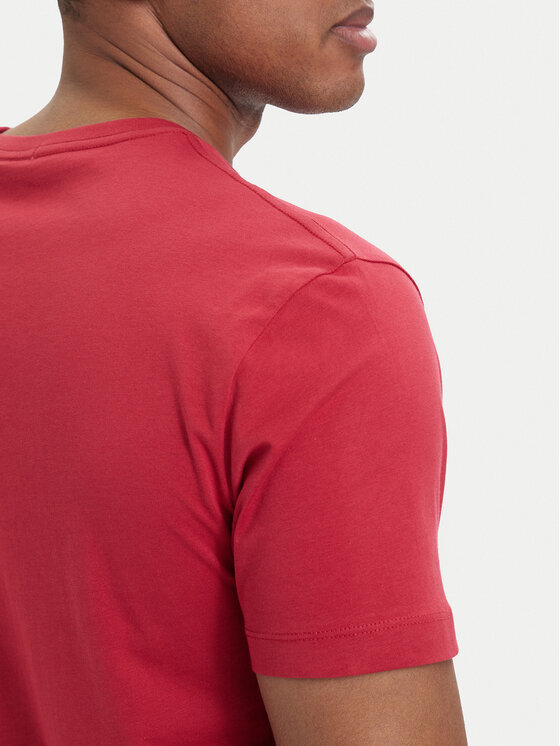 Gant Gant Тишърт Shield  2003184 Червен Regular Fit