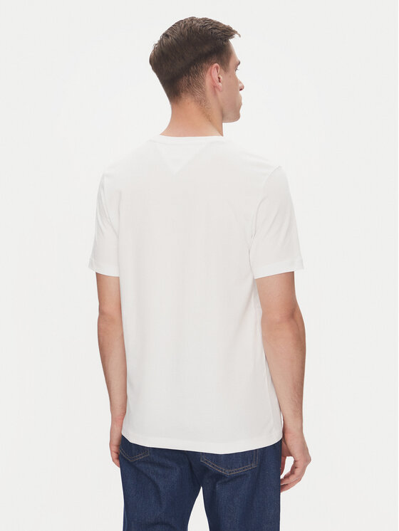 Tommy Hilfiger Tommy Hilfiger T-shirt Tropical Floral MW0MW39353 Bijela Regular Fit