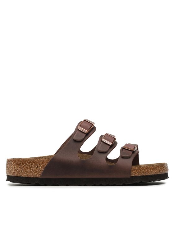 Birkenstock Birkenstock Nazouváky Florida 53901 Hnědá
