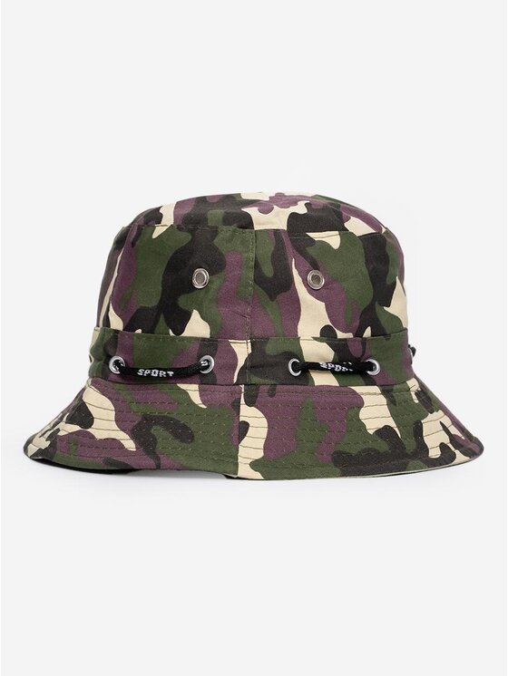 MyStars MyStars Bucket Kapelusz Bucket Hat MyStars Classic Camo Zielony