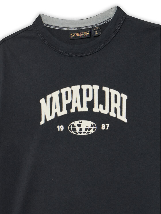 Napapijri Napapijri Marškinėliai S-Inot NP0A891F M Juoda Regular Fit