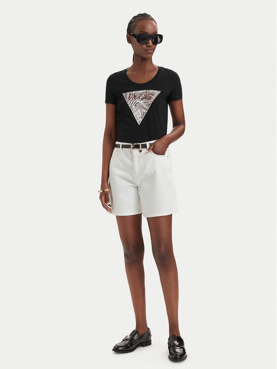 Guess Guess T-shirt W6GI19 K3042 Nero Regular Fit