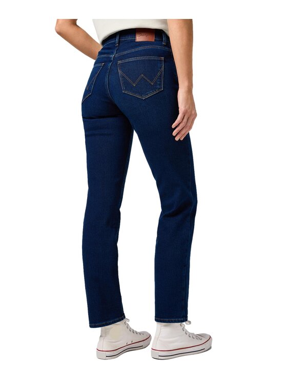 Wrangler Wrangler Jeansy 112362356 Granatowy Straight Fit