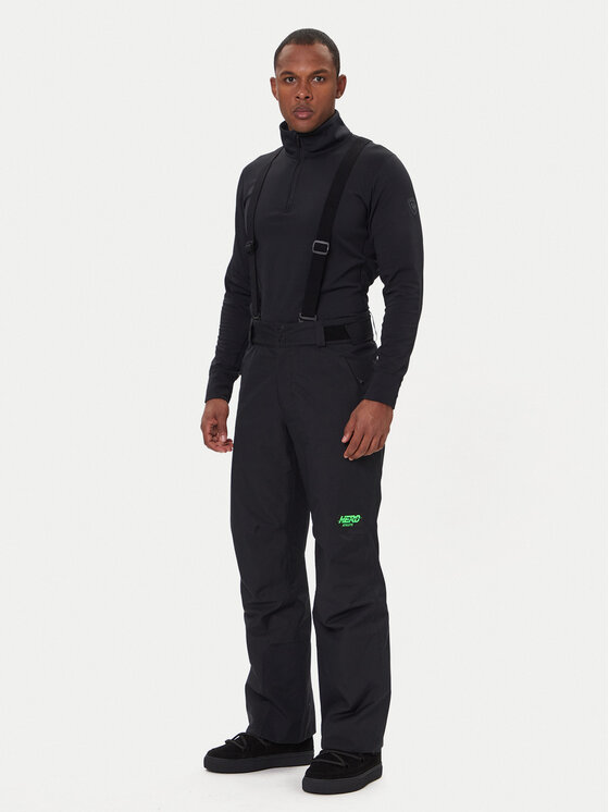 Rossignol Rossignol Smučarske hlače Blackside RLOMP07 Črna Regular Fit
