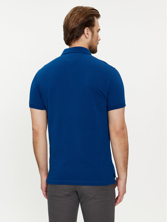 Tommy Hilfiger Tommy Hilfiger Polo 1985 MW0MW17771 Niebieski Slim Fit