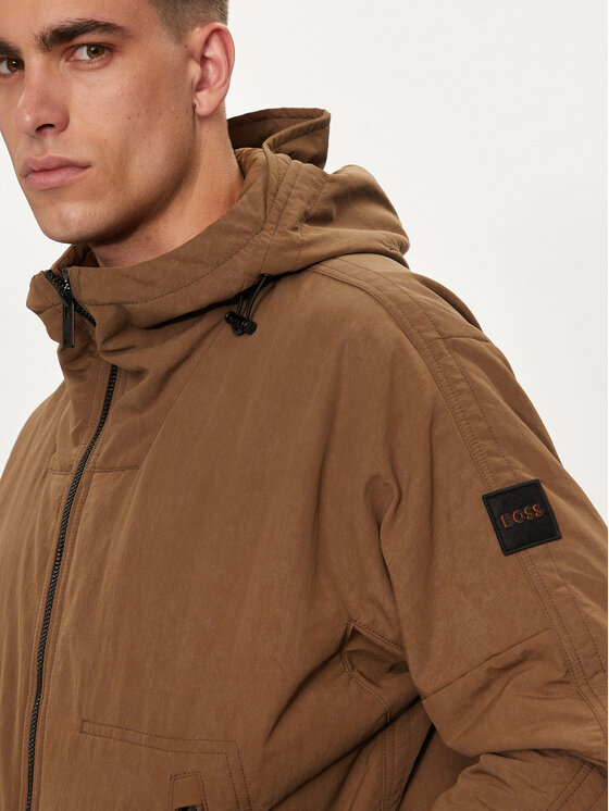 BOSS Boss Giacca di transizione Oseam-W 50518720 Marrone Regular Fit