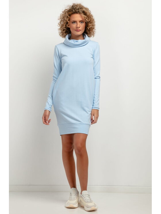 Tessita Tessita Každodenní šaty T376 Modrá Straight Fit
