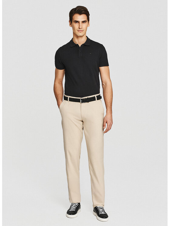 Pako Lorente Pako Lorente Chinosy P26SF-WX-010 Beżowy Regular Fit