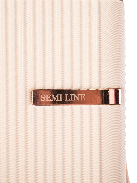 Semi Line Semi Line Середня валіза T5943-4 Écru
