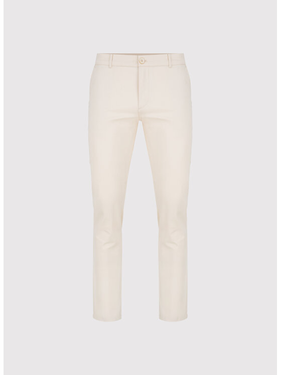 Pako Lorente Pako Lorente Chinosy P25SN-WX-007 Beżowy Classic Fit