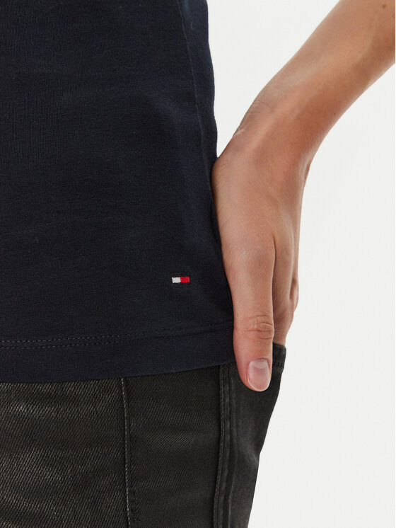 Tommy Hilfiger Tommy Hilfiger 2er-Set Tops UW0UW04891 Bunt Slim Fit