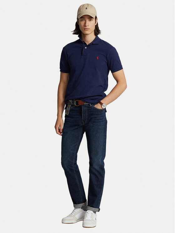 Polo Ralph Lauren Polo Ralph Lauren Polokošeľa 710783656012 Tmavomodrá Classic Fit