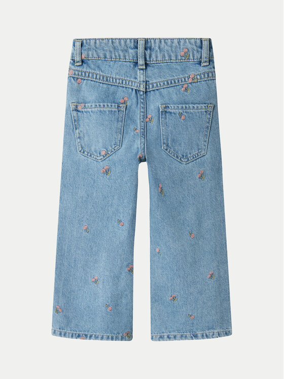 NAME IT NAME IT Jeans hlače Rose 13238642 Modra Wide Leg