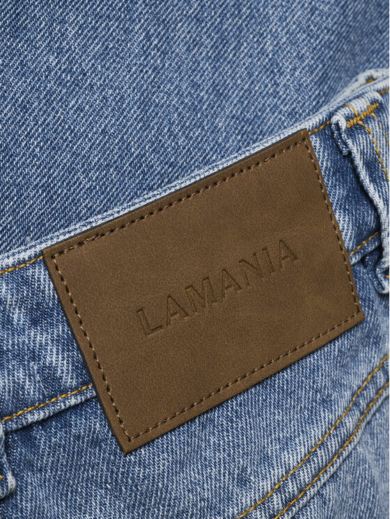 La Mania La Mania Jeansy RIFFE Niebieski Basic Fit