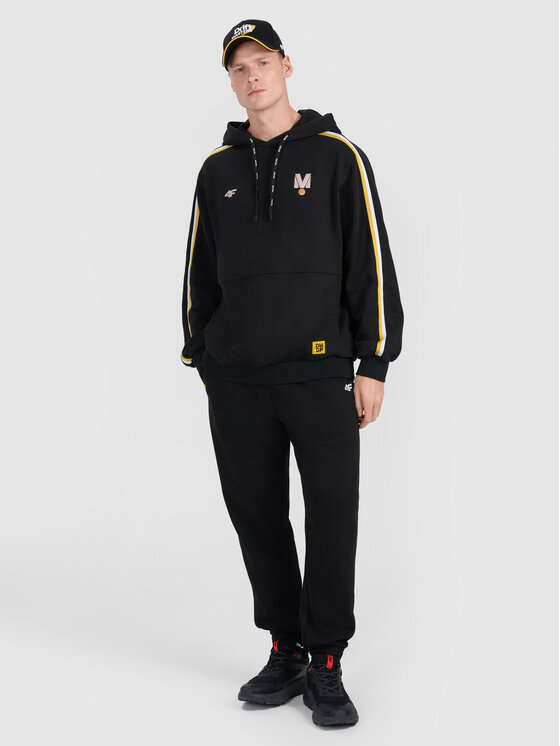 4F 4F Spodnie dresowe TEAMWEAR Czarny Regular Fit