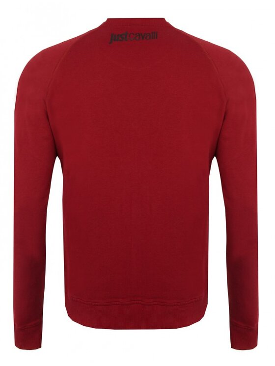 Just Cavalli Just Cavalli Mikina S01GU00 44 Bordová Regular Fit