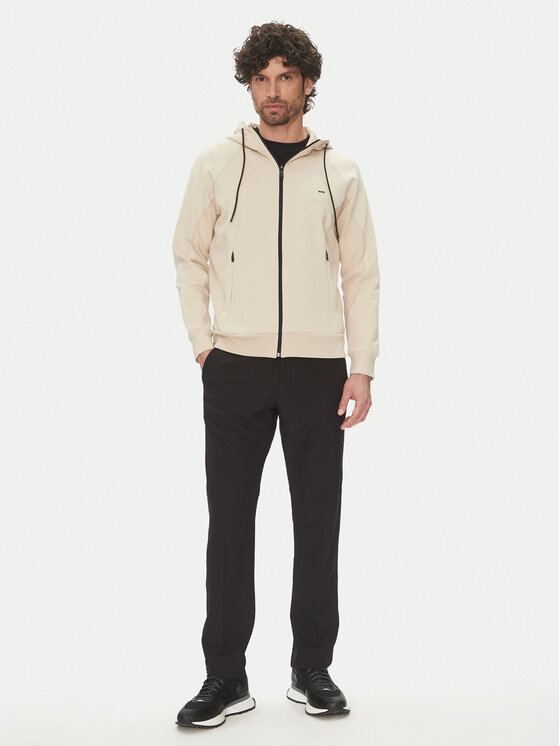 BOSS BOSS Суитшърт Saggy 50537204 Бежов Regular Fit
