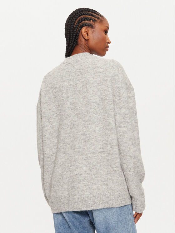 Calvin Klein Calvin Klein Sweter J20J224636 Szary Regular Fit