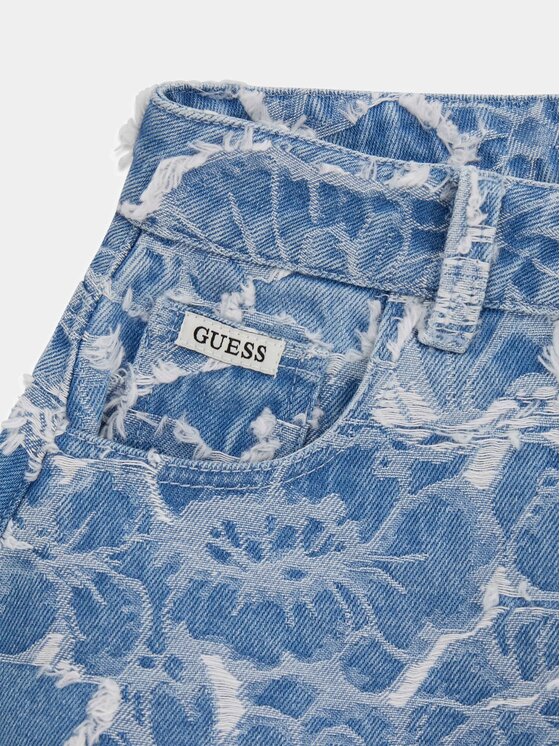 Guess Kids Guess Kids Spodnie materiałowe 181655 Niebieski Regular Fit