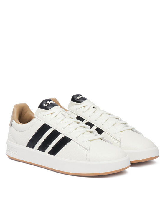 adidas adidas Sneakersy Grand Court 3.0 Shoes KH9521 Kremowy