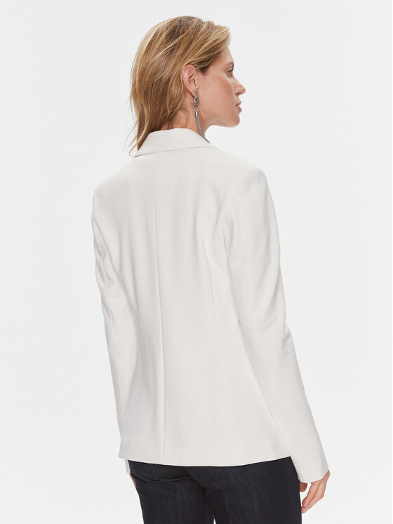 Guess Guess Giacca da abito Anna W4RN33 KBJP2 Bianco Regular Fit