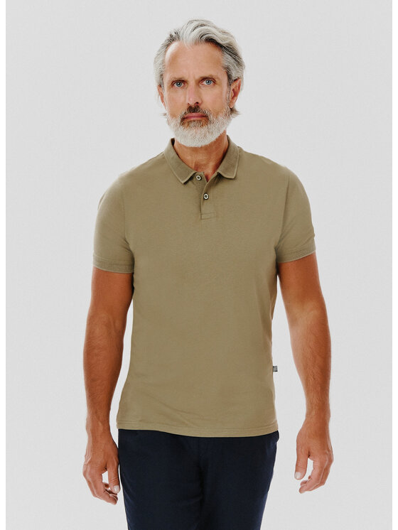 Pako Lorente Pako Lorente Polo P24WF-TX-001 Zielony Classic Fit