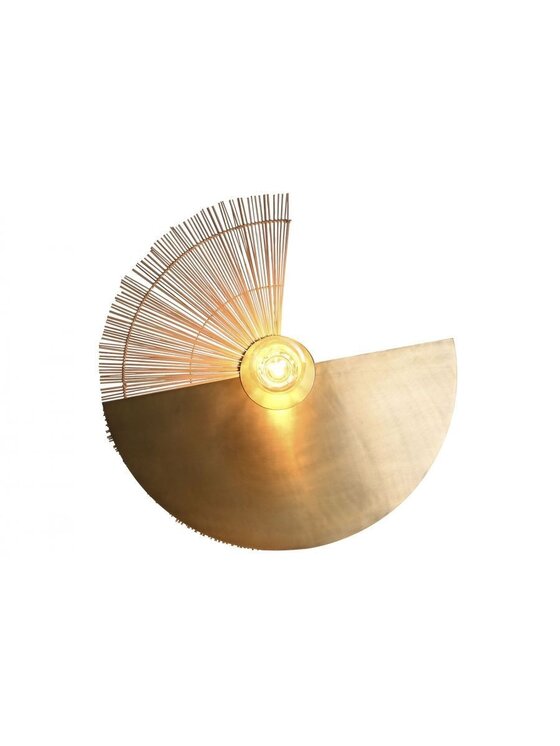 MIAhome MIAhome Kinkiet metalowy Sconce Złoty