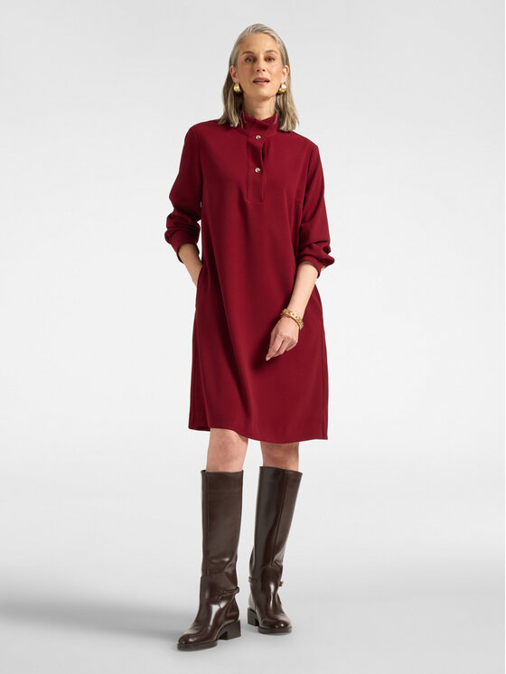 Elena Mirò Elena Mirò Vestito da giorno 7024P000341N036 Bordeaux Regular Fit