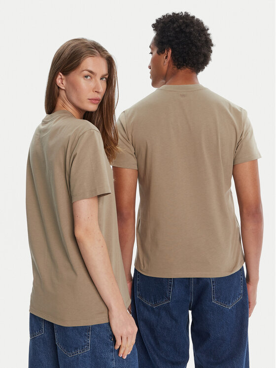 AMI PARIS AMI PARIS Majica HTS060.724 Khaki Regular Fit