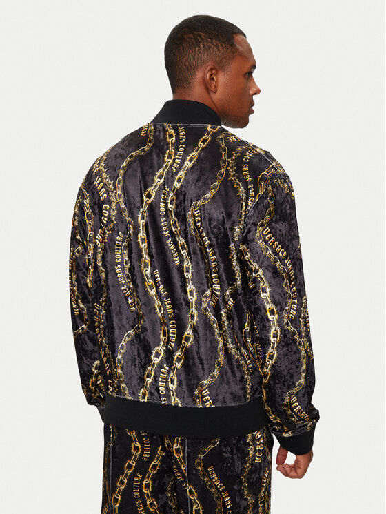 Versace Jeans Couture Versace Jeans Couture Džemperis 77GAI300 JS367 Juoda Regular Fit