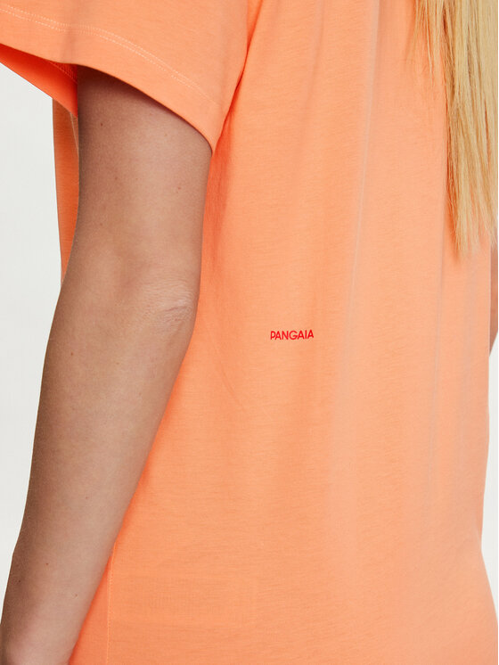 Pangaia Pangaia Marškinėliai Tropics 365 Midweight Oranžinė Regular Fit