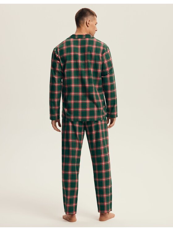 Henderson Henderson Piżama 43460 Zielony Regular Fit