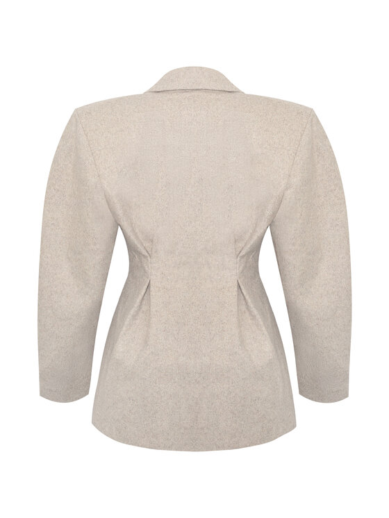 Magda Matyja Magda Matyja Marynarka BELLAVIA BLAZER Szary jasny Oversize