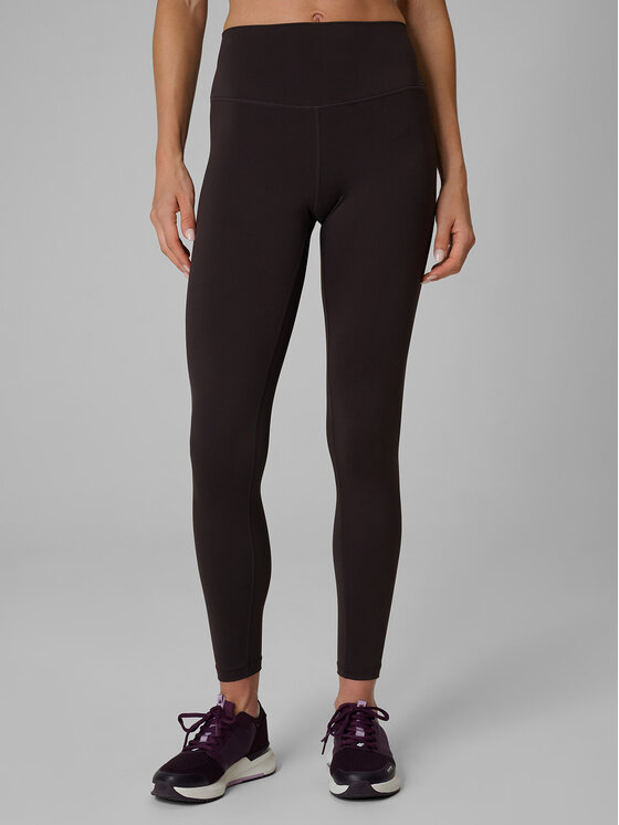 4F 4F Legginsy BASIC+ Brązowy ciemny Slim Fit