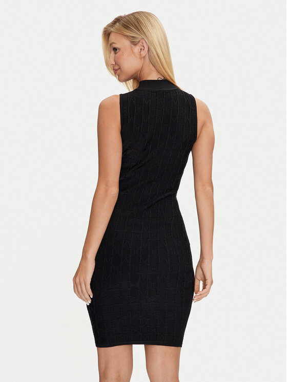 Marciano Guess Marciano Guess Kötött ruha 4YGK0A 5718Z Fekete Regular Fit