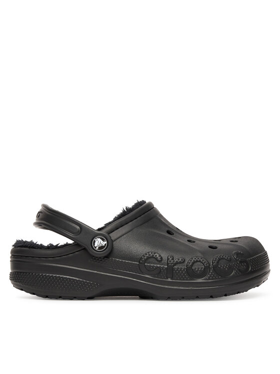 Şlapi Crocs C-BAYA LINED CLOG 205969-060 W Negru