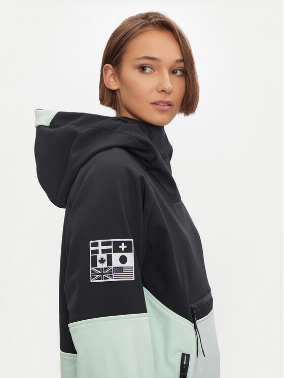 Colourwear Colourwear Lyžiarska bunda Torch Anorak 7010301 Čierna Regular Fit