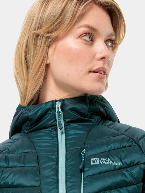 Jack Wolfskin Jack Wolfskin Outdoor striukė Routeburn Pro Ins Jkt 1207192 Žalia Regular Fit
