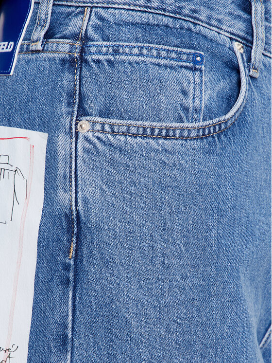 Karl Lagerfeld Jeans Karl Lagerfeld Jeans Τζιν 235D1112 Μπλε Relaxed Fit