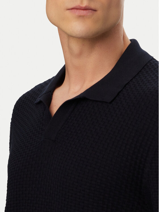 BOSS BOSS Polokošile H-Natalo 50561613 Tmavomodrá Regular Fit