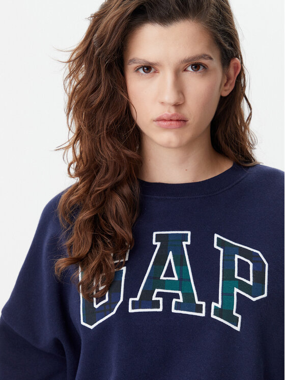 Gap Gap Світшот 645565-00 Cиній Regular Fit