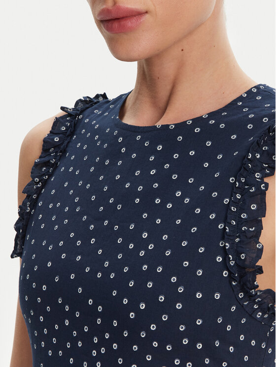 Pepe Jeans Pepe Jeans Každodenné šaty Deborah PL953666 Tmavomodrá Regular Fit