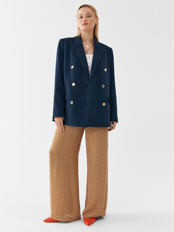 MICHAEL Michael Kors MICHAEL Michael Kors Suknjič MF3103WENX Mornarsko modra Relaxed Fit