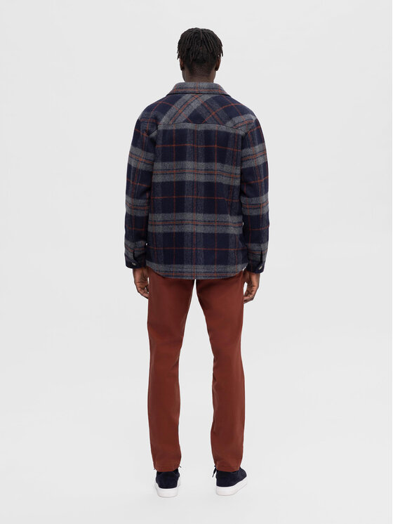Selected Homme Selected Homme Kurtka przejściowa 16089399 Granatowy Regular Fit